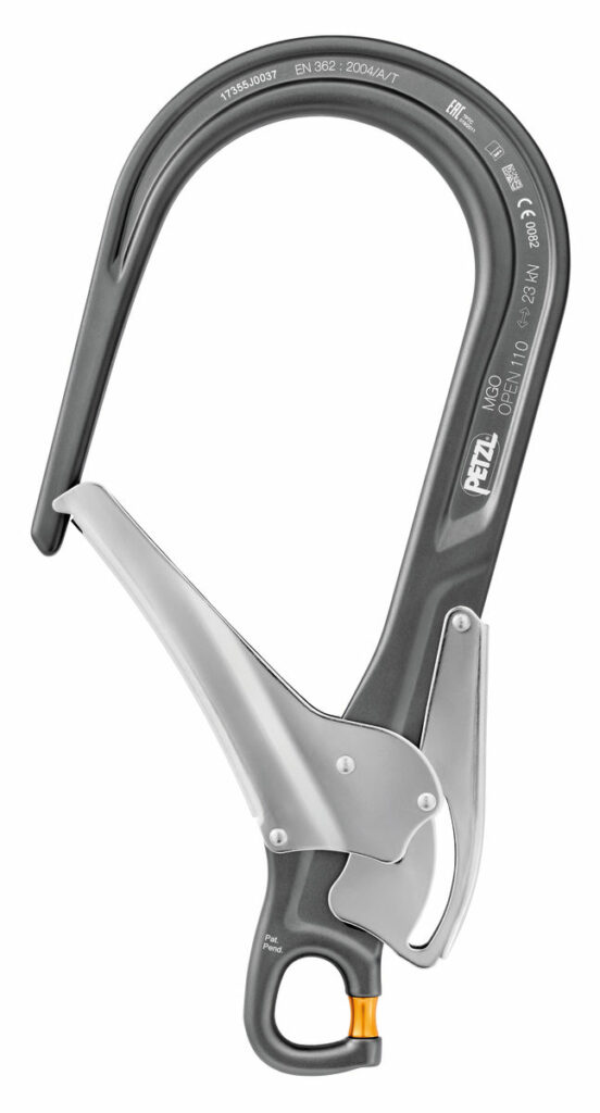 Petzl MGO karabinkrok  automatisk låsing av krok 