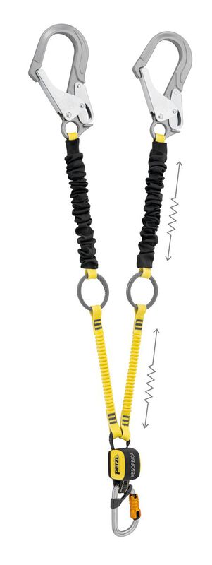 Petzl ABSORBICA-Y TIE-BACK MGO dobbel falldemperline